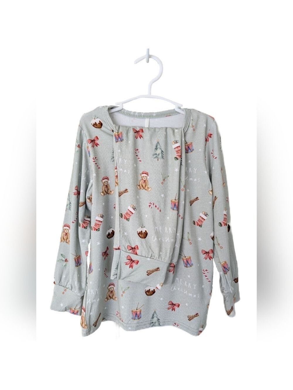 🇨🇦‎ Little Eyes Bamboo Holiday Kids Pajama Set - Merry Christmas